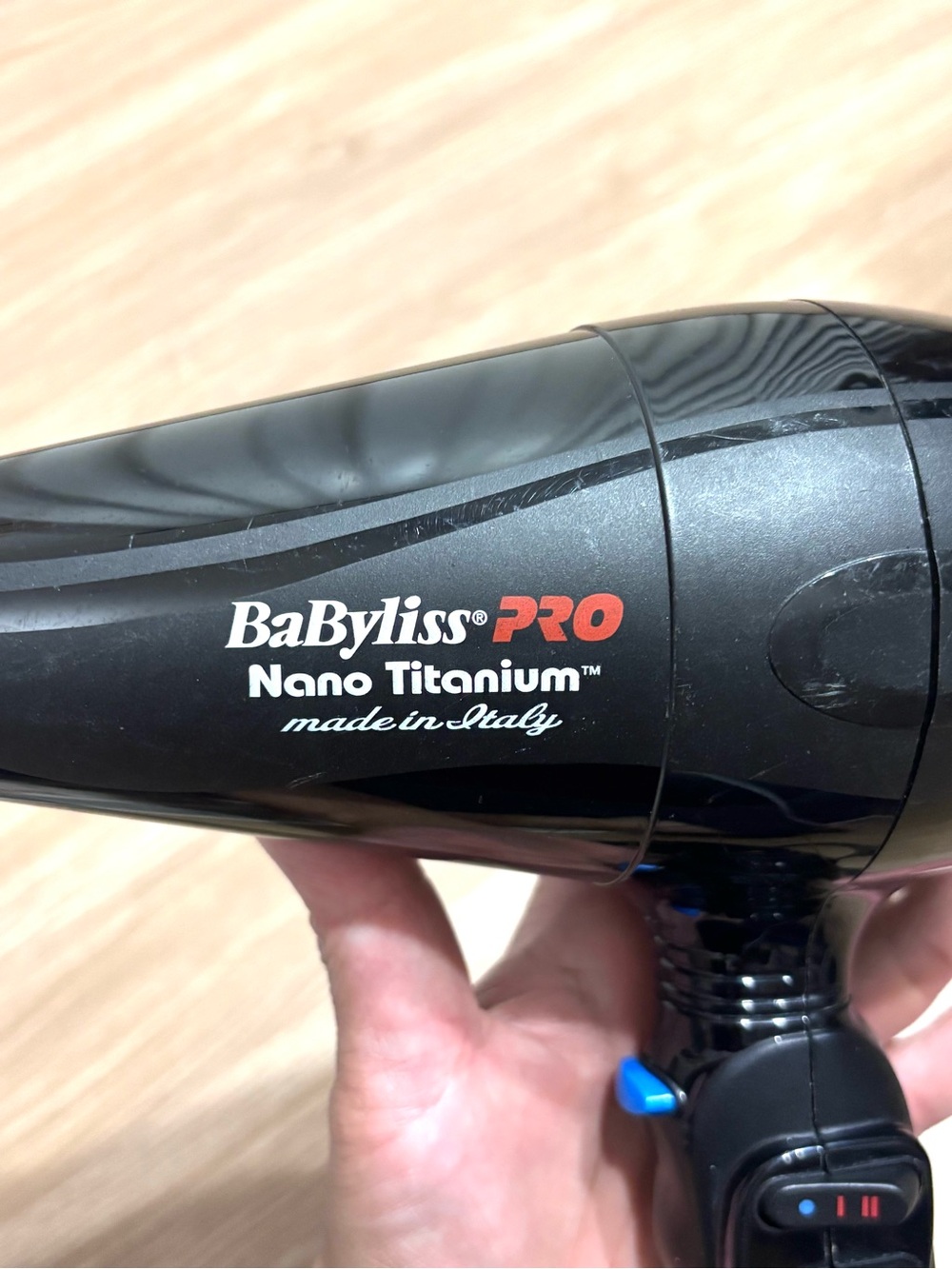 Babyliss Pro Nano Titanium Portofino Hair Dryer BABNT6610N Made In Italy Tested